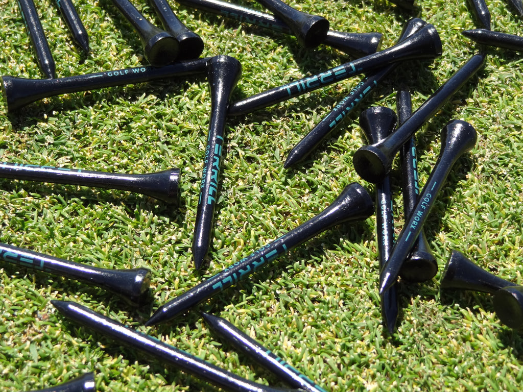 70mm Bamboo Logo Golf Tee's