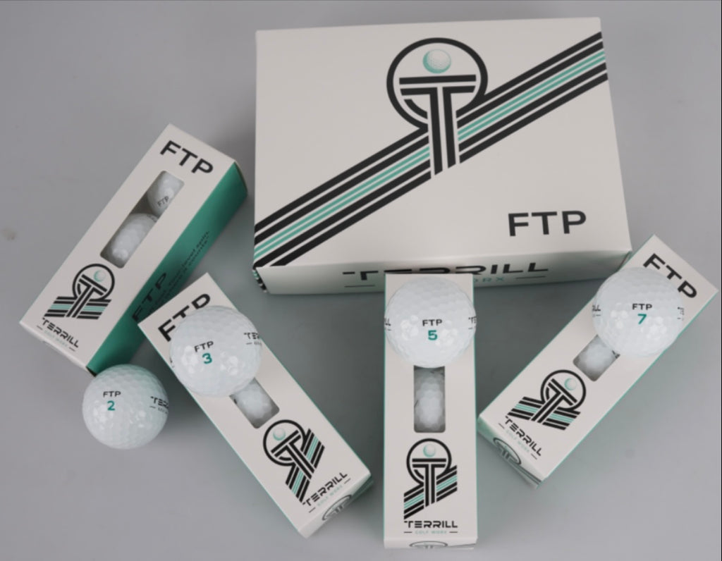 TERRILL GOLF WORX - FTP GOLF BALLS - DESIGNED TO MEET USGA STANDARDS